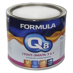 Грунт-Эмаль по РЖАВЧИНЕ черная 2.7 кг ФОРМУЛА Q8