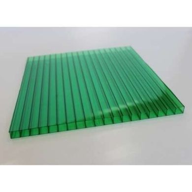 Поликарбонат 10мм зеленый (2,1*6) Саннекс