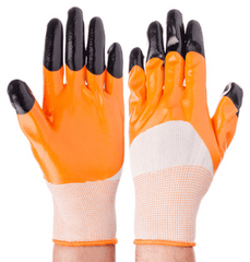 Перчатки №56 нейлон оранжевый