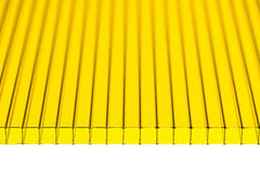 Поликарбонат 6мм желтый (2,1*6) Саннекс