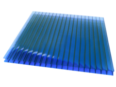 Поликарбонат 6мм синий (2,1*6) Саннекс